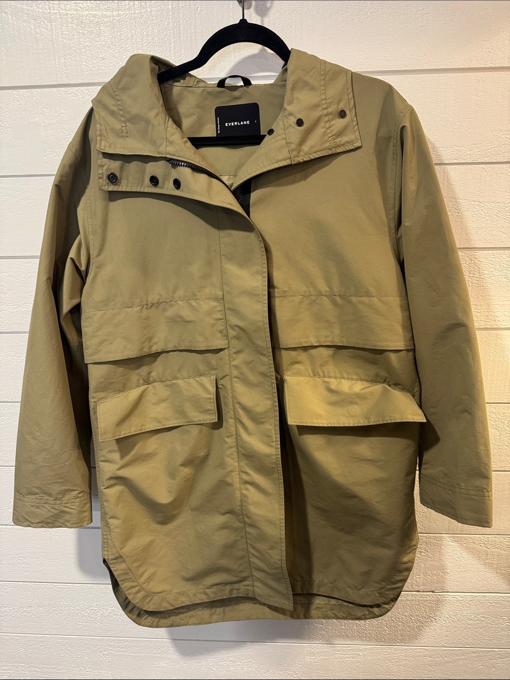 Everlane Olive Green Utility Jacket-Small